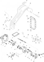 Fits 1996-2005 Ski-Doo Skandic Wide Track / Tundra Models Tab Lock, OEM Part # 507023600
