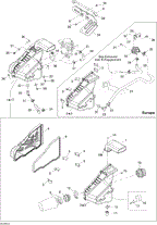 Can-Am - OEM schematic diagram - Part # 2572-707800087 - 02- Air Intake - Ref # 17
