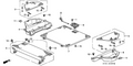 Honda New 1994-1997 Fits Honda Accord Box, L. RR. Floor Side *NH85L* (GRAY ELEVEN), Part # 83876-SV5-A00ZA