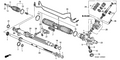 New 2004-2005 Fits Honda Civic Steering Valve Sub-Assembly, Part # 53641-S5D-A41