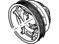 Ford New 2001-2007 Fits Ford / Mercury Freestar / Windstar / Monterey Pulley - Crankshaft Base No. 6b321, Part # 3F2Z6B321AA