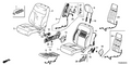 New 2013 Fits Honda Civic Cover, Right Front Seat Cushion Trim (Sienna Beige), Part # 81131-TT1-A01ZA