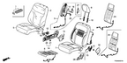 New 2013 Fits Honda Civic Cover, Right Front Seat Cushion Trim (Sienna Beige), Part # 81131-TT1-A01ZA