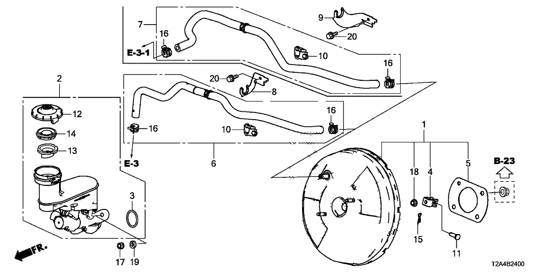 New 2013 Fits Honda Accord Power Set, Master (10"), Part # 01469-T2A-A00