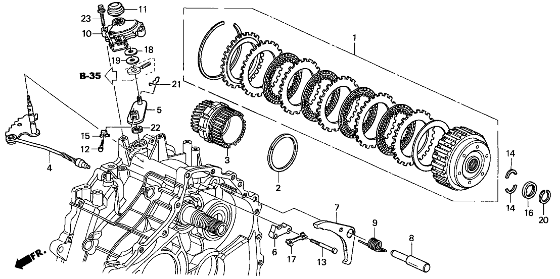 New 2001-2005 Fits Honda Civic Gear Assy., Secondary Drive, Part # 23240-PLY-010