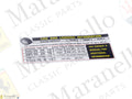 201348 - Pirelli Tyre Pressure Plate
