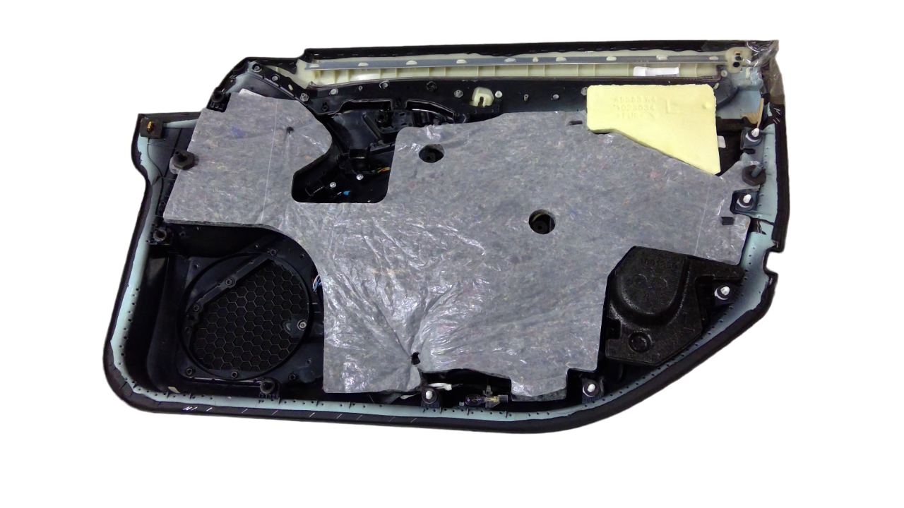 Fits 2013 Cadillac CTS Front Driver side door trim assembly, ebony, Part # 22981875