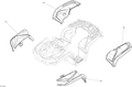 Fits 2015-2018 Can-Am Atvs Brushed Aluminium LH Rear Fender Kit, OEM Part # 715002624