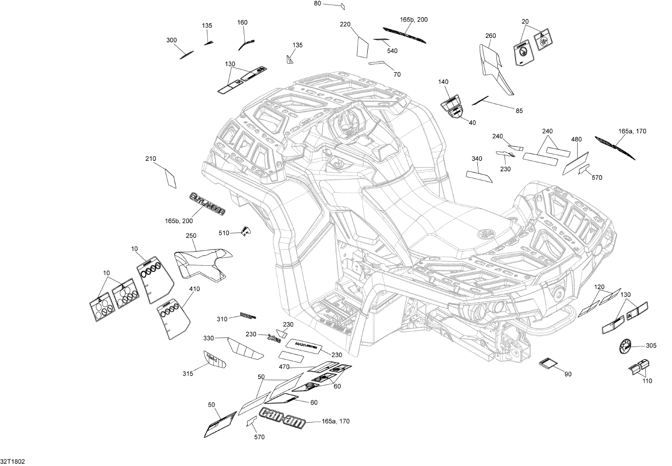 Fits 2018 Sea-Doo Watercraft RH Sponsor Decal, OEM Part # 704906490