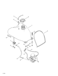 Fits 2000-2007 Can-Am Atvs Fuel Tank, OEM Part # 709000010