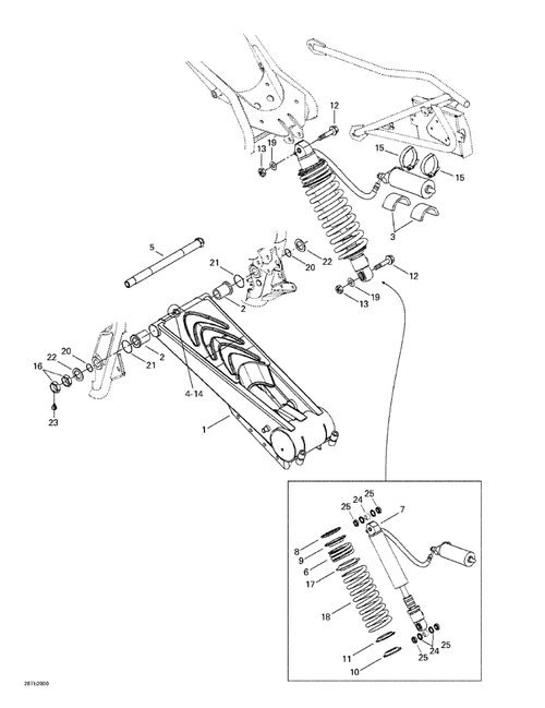 Fits 2000-2007 Can-Am Atvs Cushion, OEM Part # 706000103