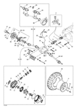 Fits 1999-2001 Can-Am Atvs Wheel Boot Kit, OEM Part # 705400038