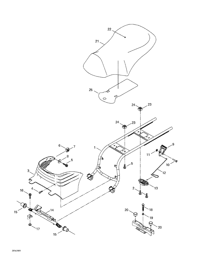 Fits 1999-2005 Can-Am Atvs Motor Cover, OEM Part # 708000276