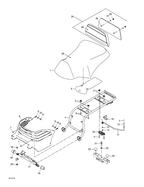 Fits 2001-2005 Can-Am Atvs Backrest Cover Ass Y, OEM Part # 708000079