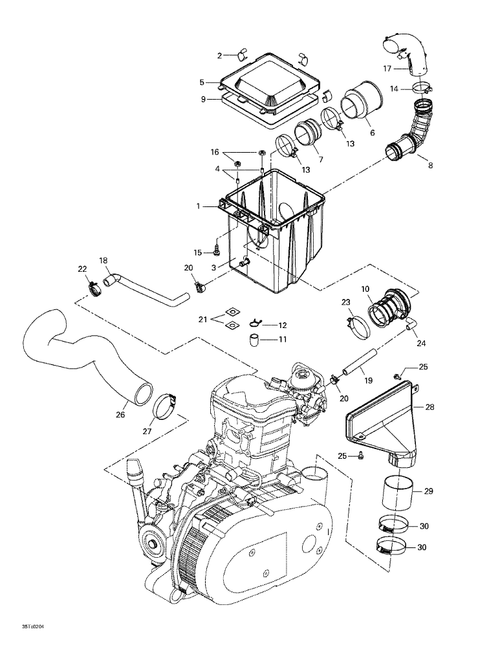 Fits 2001-2005 Can-Am Atvs Heat Protector, OEM Part # 707800083