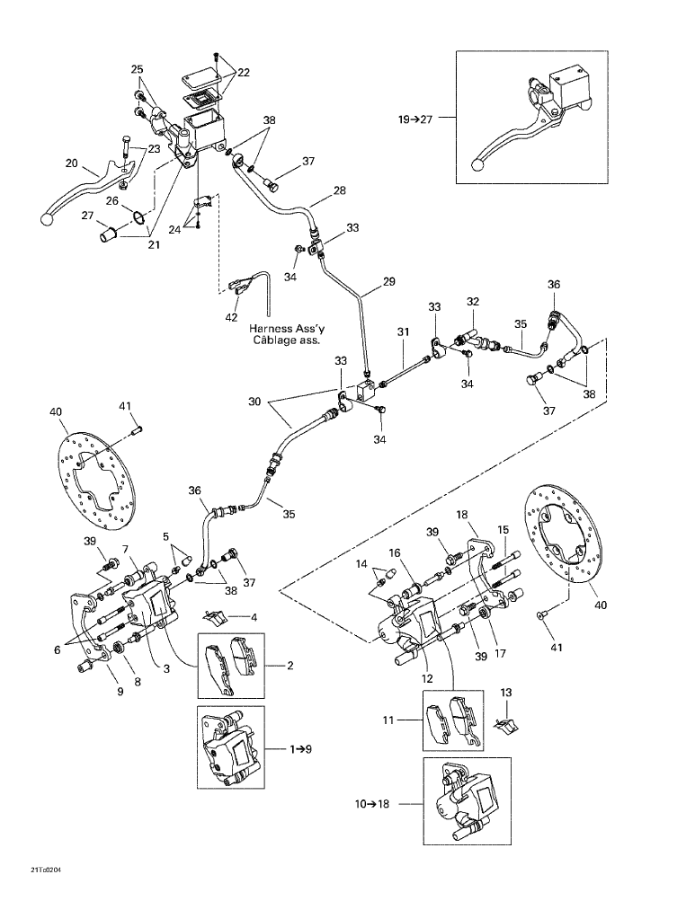Fits 2001-2005 Can-Am Atvs Switch Kit, OEM Part # 705600148