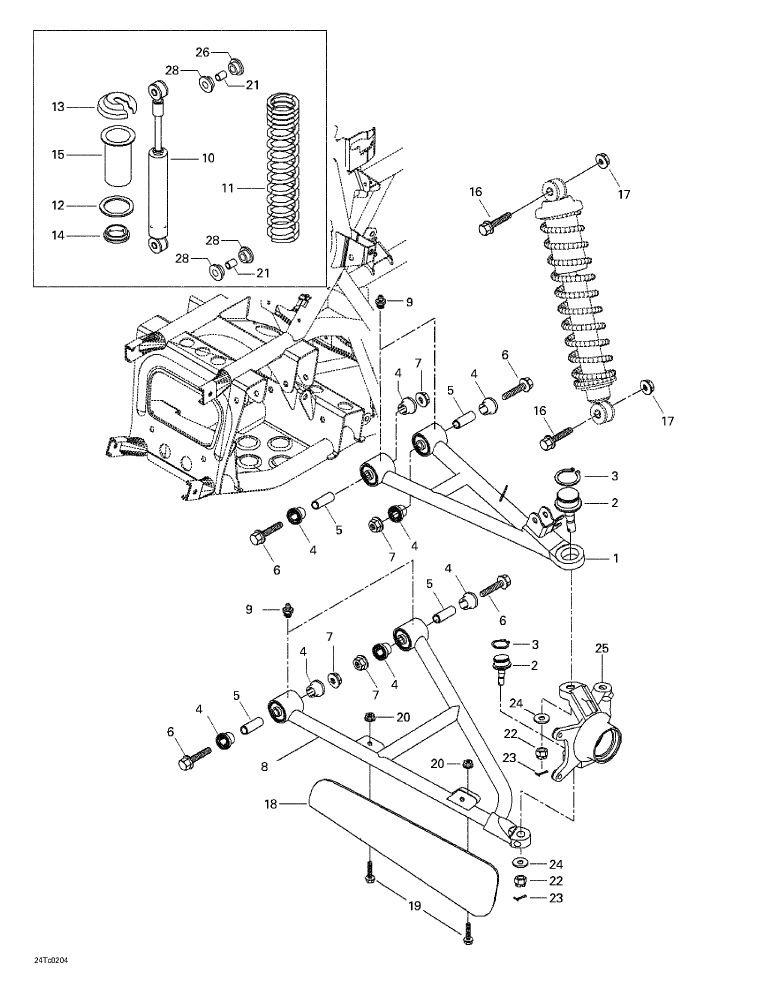 Fits 1999-2005 Can-Am Atvs RH Arm Protector, OEM Part # 706200179