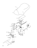 Fits 1996-5666 Sea-Doo Marine Parts Seat Hook, OEM Part # 291000468