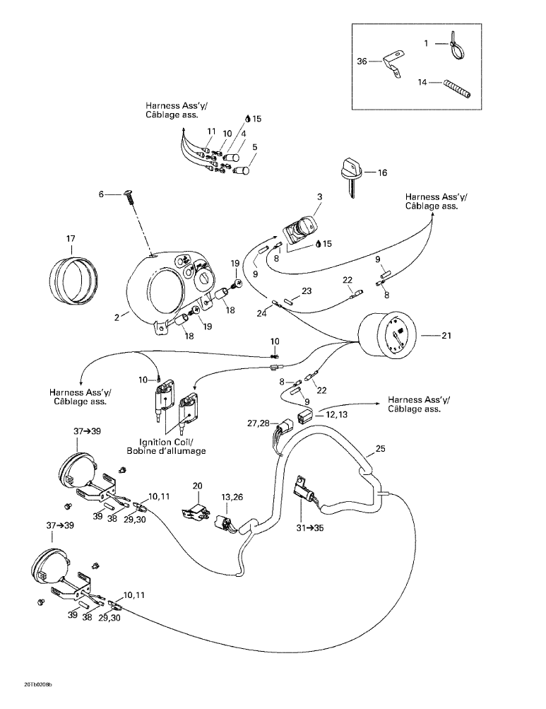 Fits 2002-2007 Can-Am Atvs Gauge Support, OEM Part # 710000427