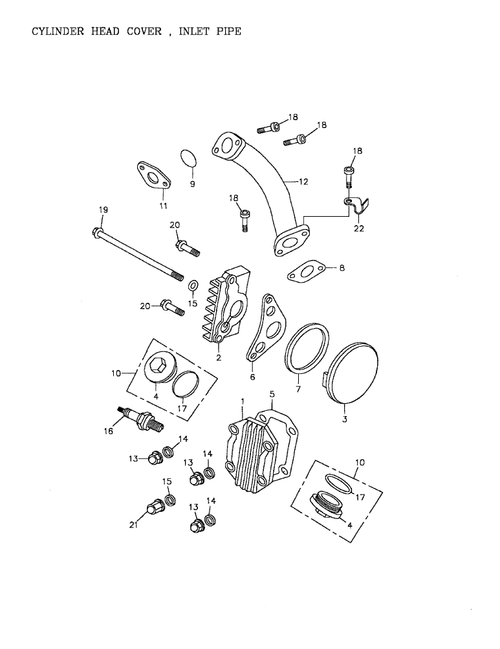 Fits 2002-2005 Can-Am Mini DS 90 4-strokes / Quest 90 4-strokes Cylinder Head Cover Gasket, OEM Part # A12391152000