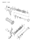 Fits 2002-2005 Can-Am Mini DS 90 4-strokes / Quest 90 4-strokes Valve Rocker Arm, OEM Part # A14431152000