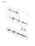 Fits 2002-2005 Can-Am Mini DS 90 4-strokes / Quest 90 4-strokes Drive Sprocket Assy. 13T, OEM Part # A23802152000