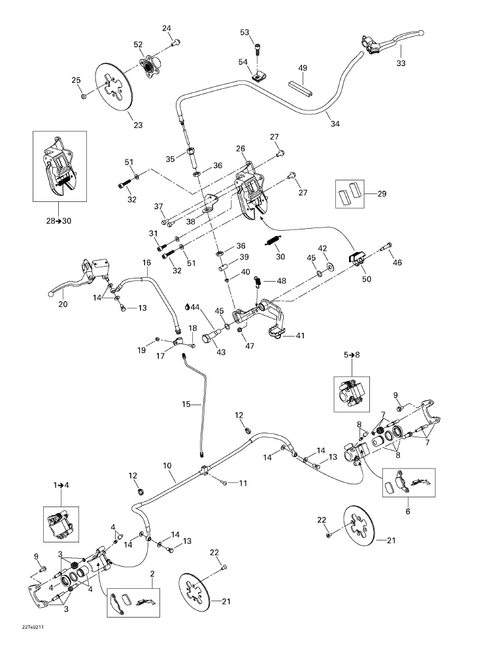 Fits 2003-2007 Can-Am Rally / Rally 175 Pivot, OEM Part # 705600201