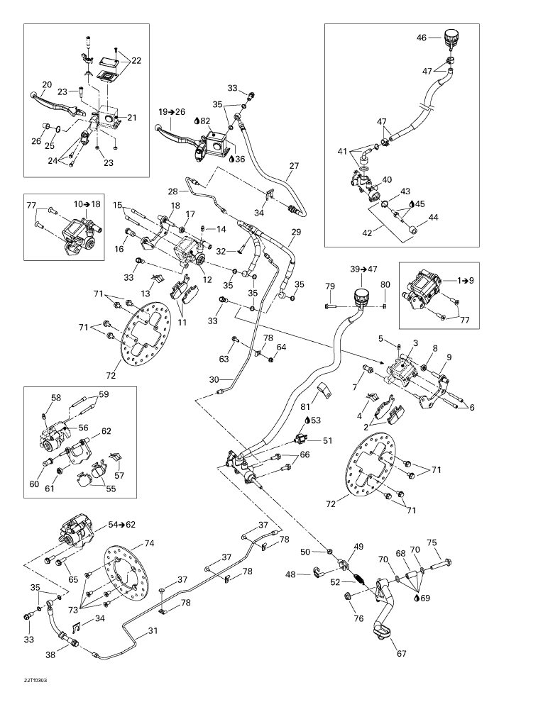 Fits 2003-2005 Can-Am Atvs Brake Pedal, OEM Part # 705600265