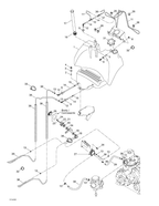 Fits 1999-2005 Can-Am Atvs Vent Hose, OEM Part # 709000031