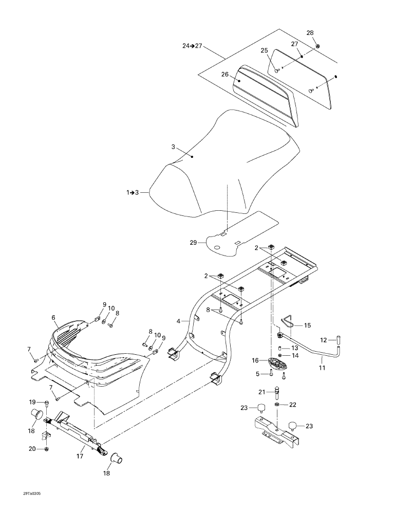 Fits 1999-2005 Can-Am Atvs Motor Cover, OEM Part # 708000276