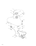 Fits 2000-2007 Can-Am Atvs Fuel Tank, OEM Part # 709000010