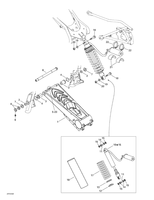 Fits 2000-2007 Can-Am Atvs Cushion, OEM Part # 706000103