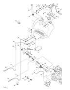 Fits 1999-2005 Can-Am Atvs Vent Hose, OEM Part # 709000029