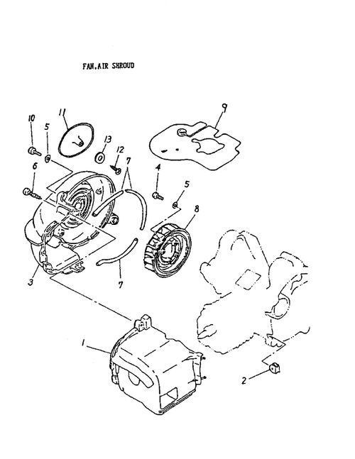 Fits 2002-2006 Can-Am Mini DS 50 2-strokes / Mini DS 90 2-strokes / Quest 50 2-strokes Generator Outter Cover, OEM Part # A1961214500A