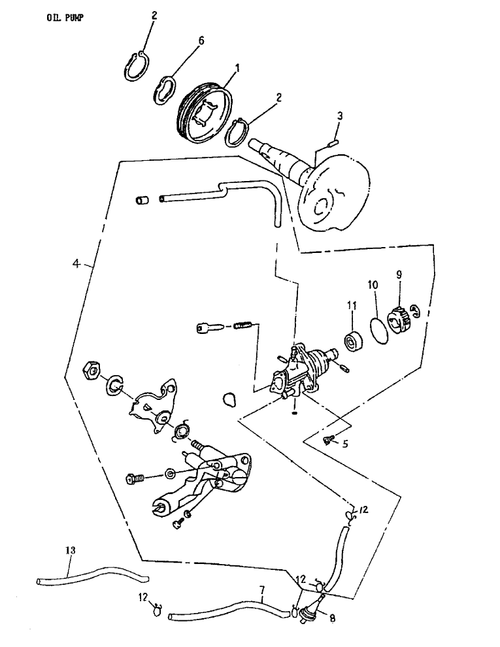 Fits 2002-2006 Can-Am Mini DS 50 2-strokes / Mini DS 90 2-strokes / Quest 50 2-strokes Cranksahft Pin, OEM Part # A96300030118