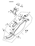 Fits 2002-2006 Can-Am Mini DS 50 2-strokes / Mini DS 90 2-strokes / Quest 50 2-strokes Hexagonal Head Phillips Bolt M6X18, OEM Part # A920010601810