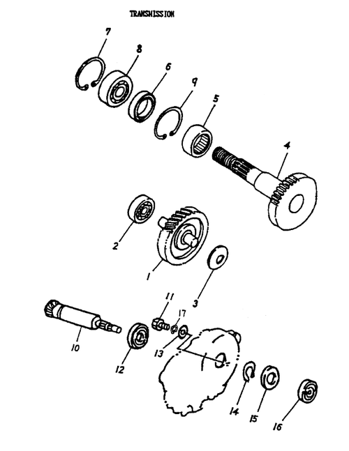 Fits 2002-2006 Can-Am Mini DS 90 2-strokes Main Axle Comp., OEM Part # A23420117000