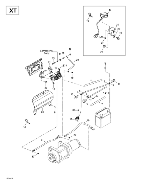 Fits 2004-2005 Can-Am Atvs Solenoid Support, Black, OEM Part # 710000535