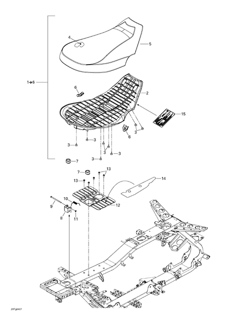 Fits 2003-2008 Can-Am Atvs Reflecting Sheet, OEM Part # 708000198