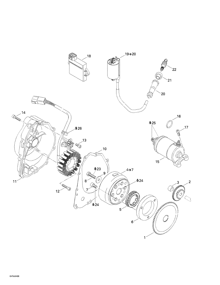 Fits 2003-2004 Can-Am Rally / Rally 175 Gasket, OEM Part # 420650195