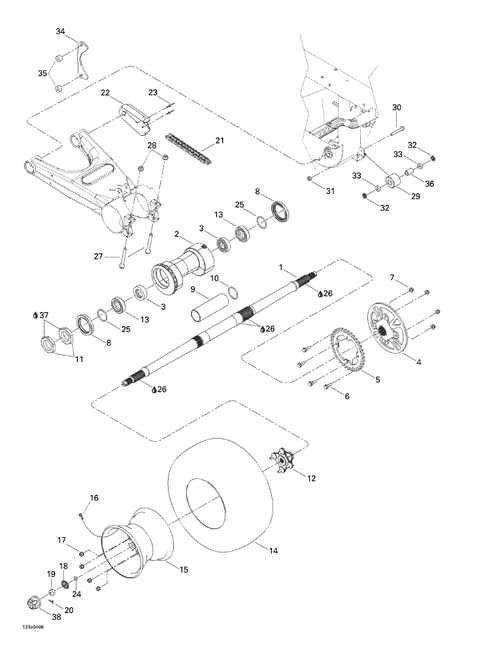 Fits 2003-2007 Can-Am Rally / Rally 175 Wear Ring, OEM Part # A52109179000