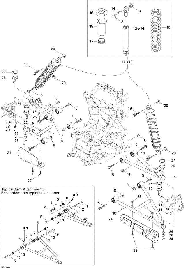 Fits 1999-2005 Can-Am Atvs LH Arm Protector, OEM Part # 706200180