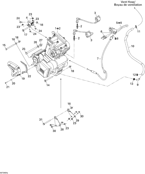 Fits 2001-2015 Can-Am Atvs Lever Shifter Switch, OEM Part # 707000183