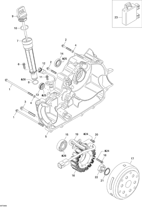 Fits 2002-2005 Can-Am Atvs Rotor Ass Y, OEM Part # 420296332