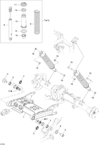 Fits 2002-2005 Can-Am Atvs Swing Arm, Black, OEM Part # 706000298