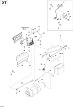 Fits 2004-2005 Can-Am Atvs Support, Black, OEM Part # 710000564