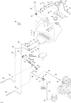Fits 2005 Can-Am Atvs Gas Hose, OEM Part # 709000104