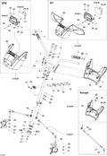 Fits 2005 Can-Am Atvs Front Steering Cover Ass Y, OEM Part # 709400334