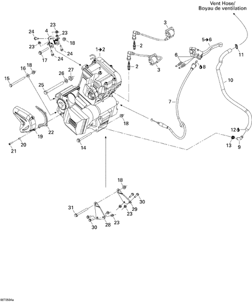 Fits 2001-2015 Can-Am Atvs Lever Shifter Switch, OEM Part # 707000183
