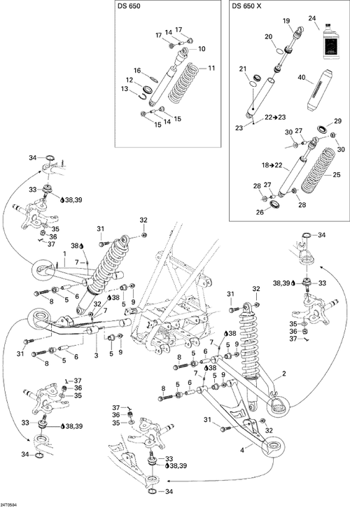 Fits 2005-2007 Can-Am DS 650 X / DS 650/DS 650 X Pressure Valve Ass Y, OEM Part # 706200413
